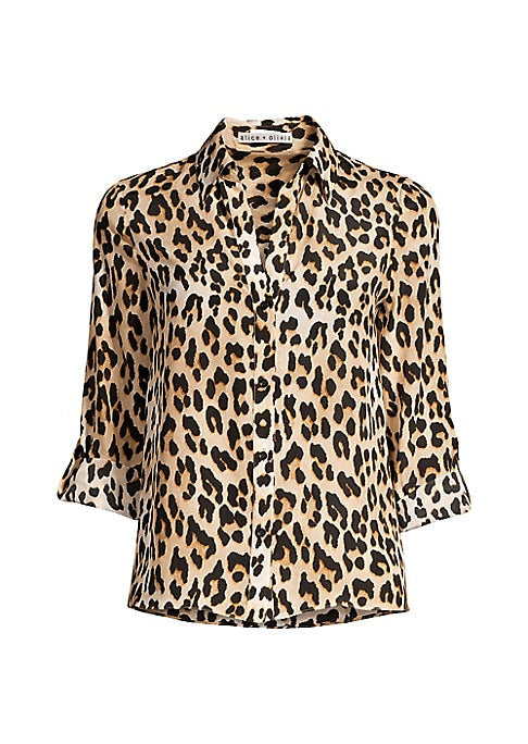 Leopard Luxe Silk Top
