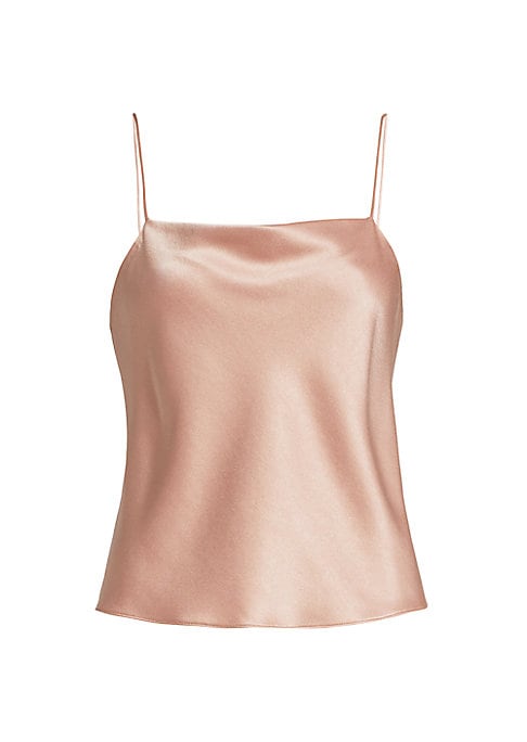 Lustrous Satin Slip Top
