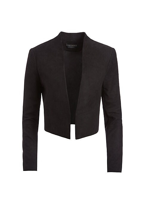Suede Chic Crop Jacket