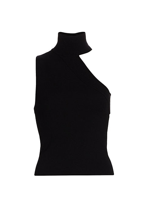 Asymmetrical Cutout Knit Top
