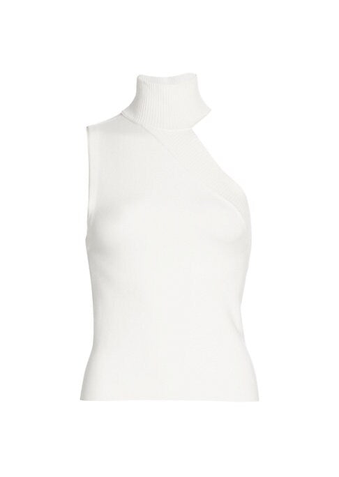 Chic Cutout Turtleneck Top