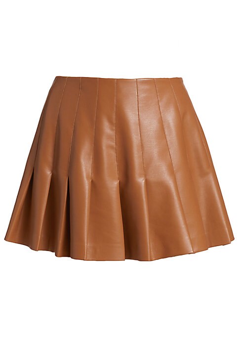 Edgy Pleated Faux Skirt