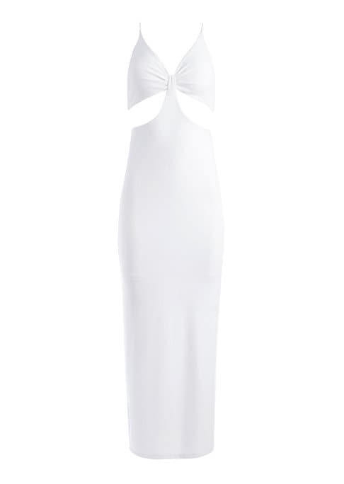 Sleek Cut-Out Maxi Dress