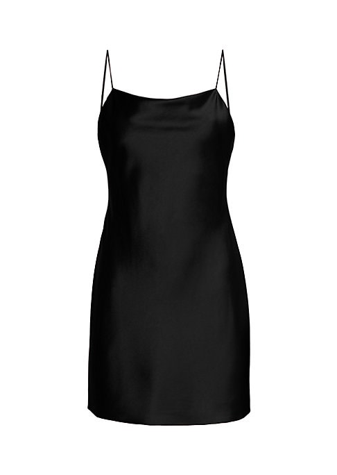 Cowlneck Satin Dream Dress