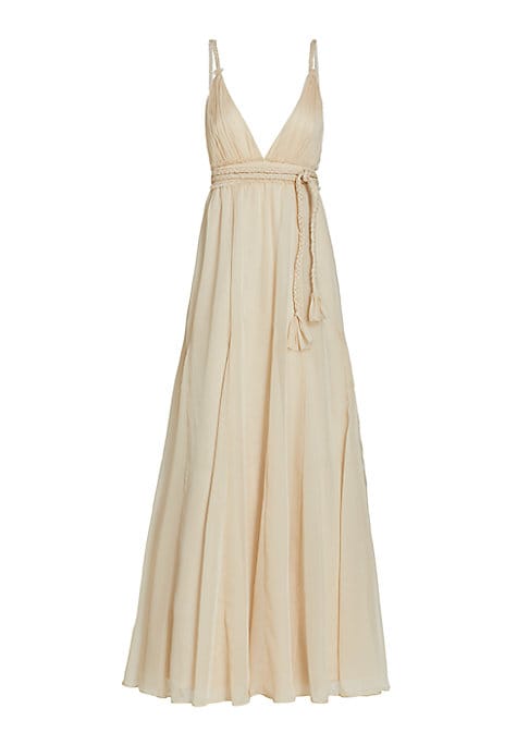V-Neck Glam Gown