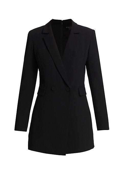 Tuxedo Chic Romper