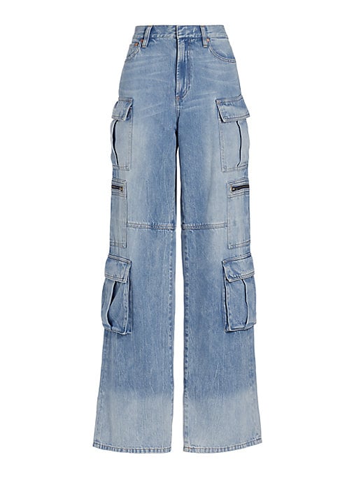 Cargo Chic Denim Trousers