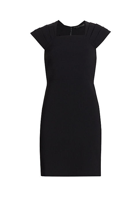 Elegant Pleat Mini Dress