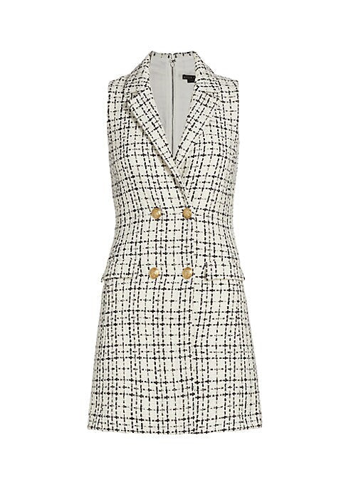 Tweed Glam Tux Dress