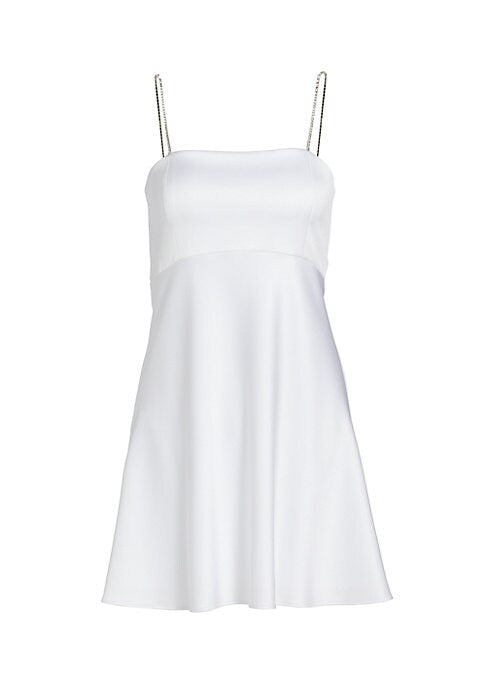 Crystal-Embellished Mini Dress