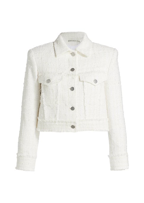 Chic Tweed Crop Jacket