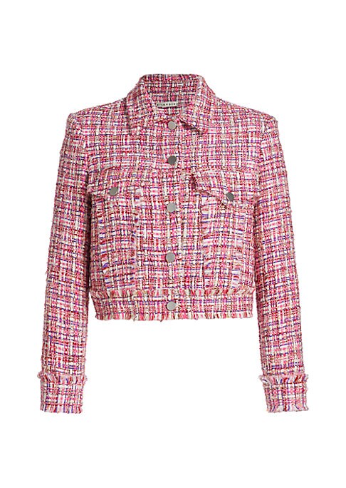 Chic Tweed Cropped Jacket