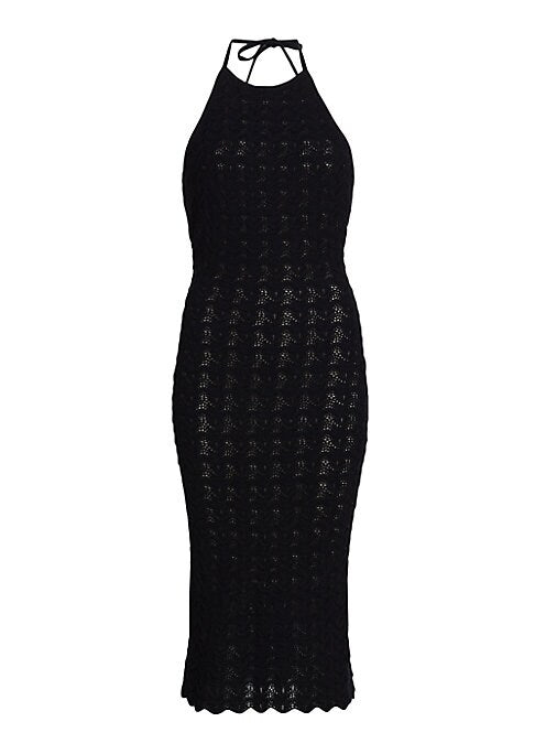 Boho Lace Halter Dress