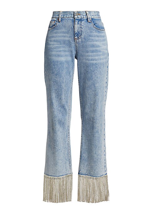 Fringed Boyfriend Denim