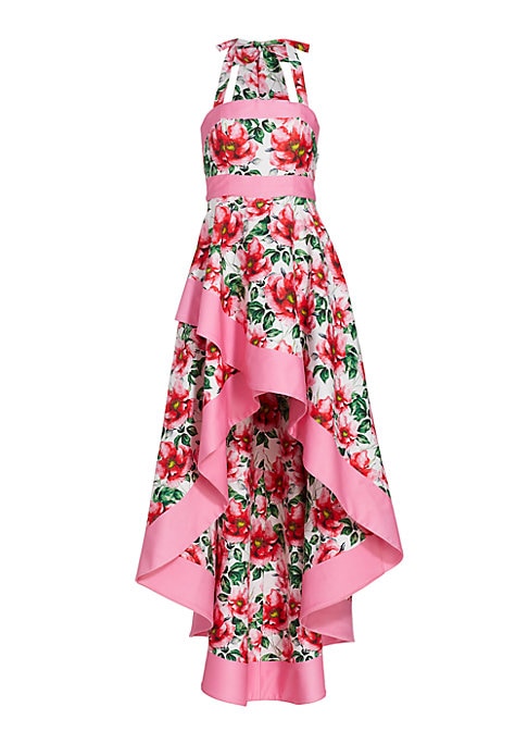 Floral High-Low Dress