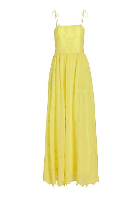 Eyelet Charm Maxi Dress
