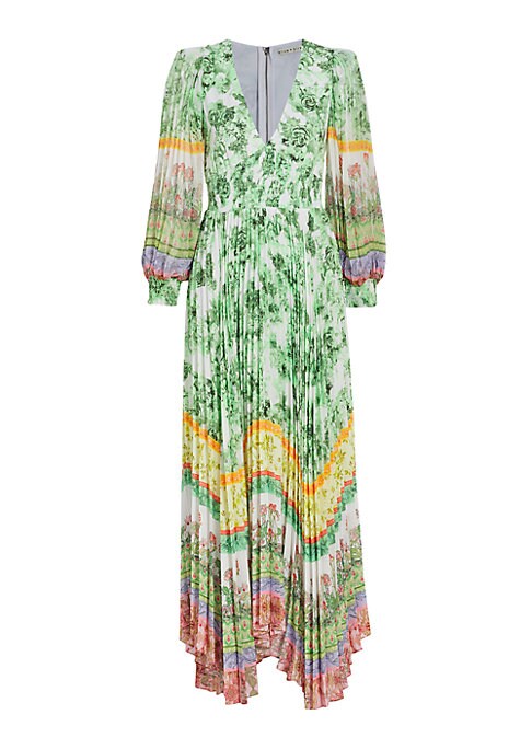 Sunburst Elegance Maxi Dress
