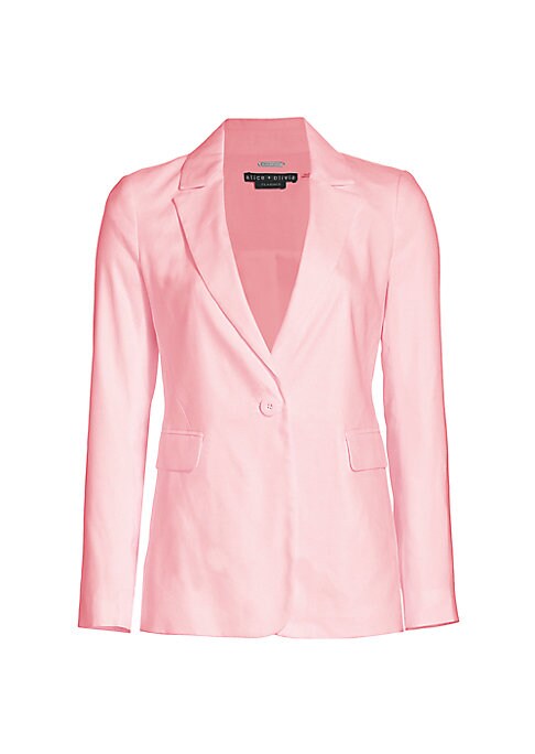 Chic Linen Blend Blazer