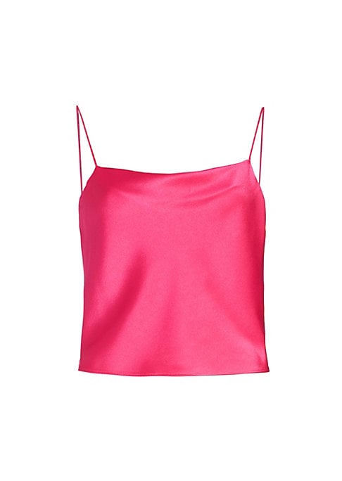 Satin Chic Crop Top