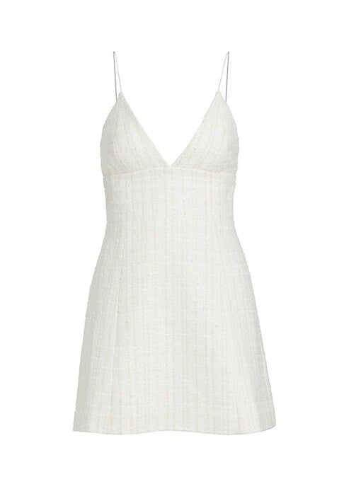 Vibrant Tweed Mini Dress