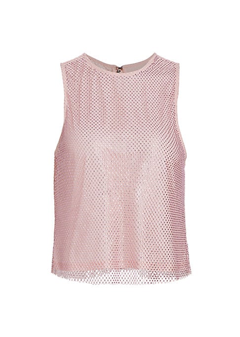 Rhinestone Crop Top