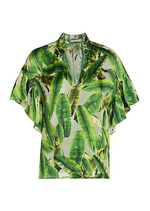 Leafy Elegance Top