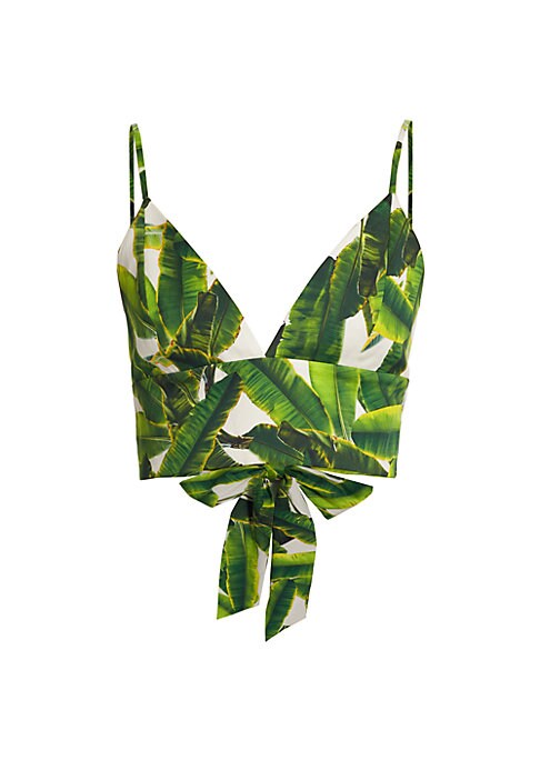 Tropical Bow Crop Top