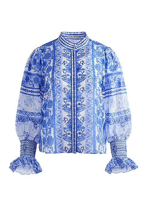Floral Silk Fusion Top
