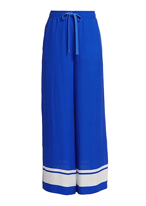 Chic Colorblock Wide Pants