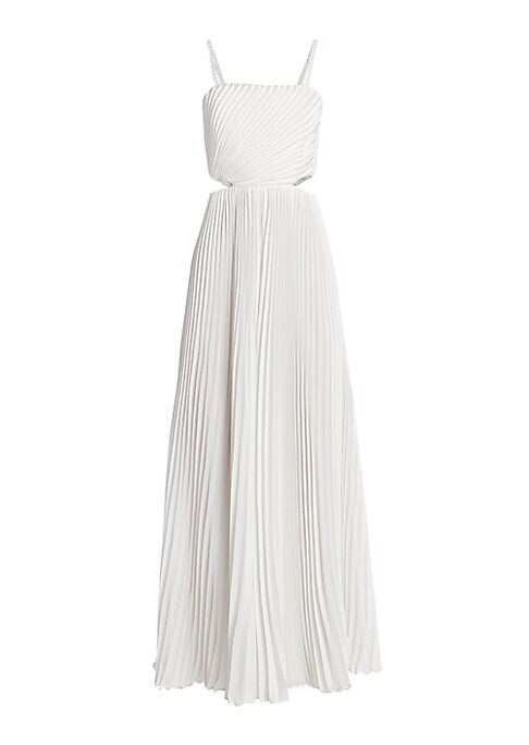 Pleated Satin Jumpsuit