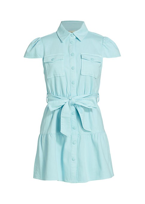 Chic Denim Bow Dress