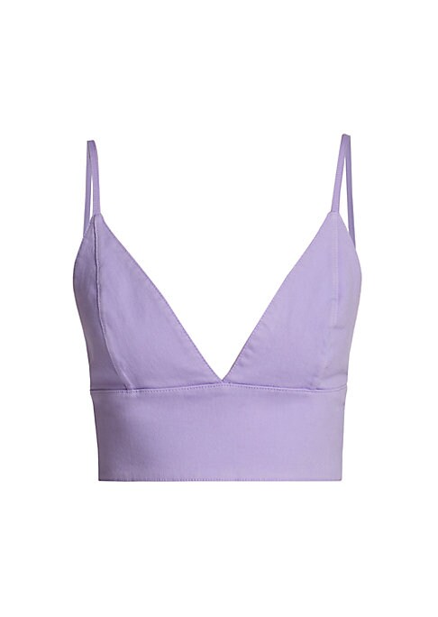 Sleek Denim V-Top