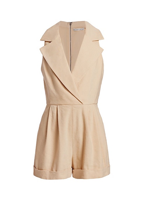 Chic Linen-Blend Romper