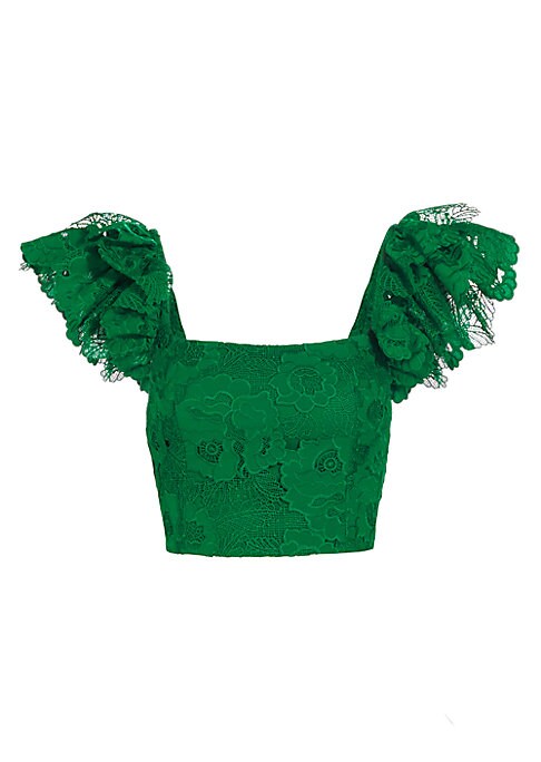 Romantic Ruffle Lace Top
