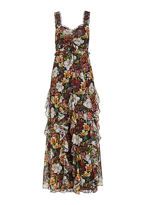Floral Ruffle Elegance Dress