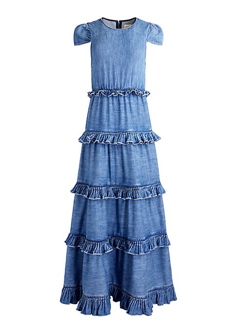 Chic Denim A-Line Dress