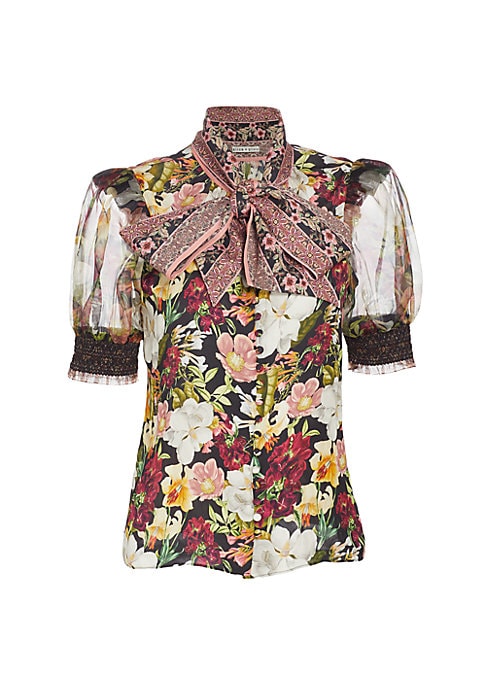 Floral Puff Sleeve Top