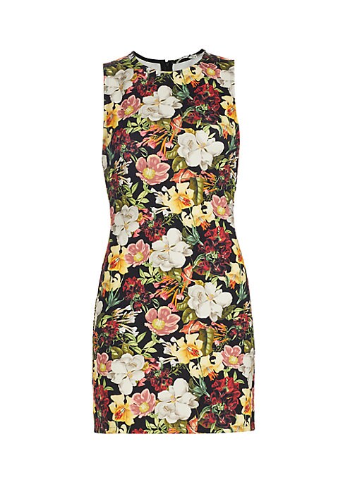 Floral Scuba Sheath Dress