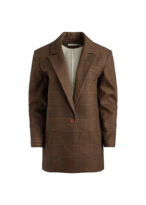 Houndstooth Chic Blazer