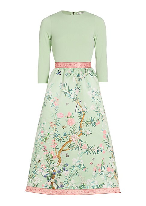 Floral Flare Midi Dress
