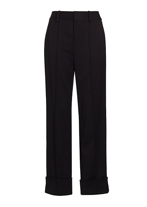 Sporty Cuffed Chic Pants