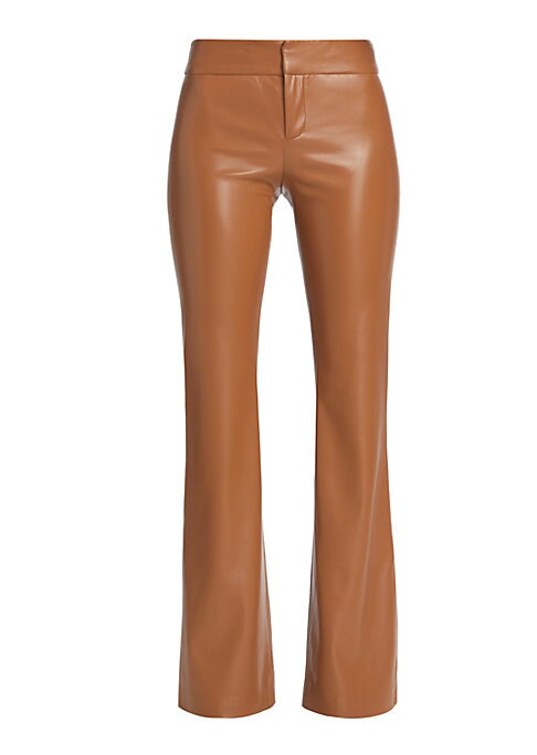 Chic Faux Leather Trousers