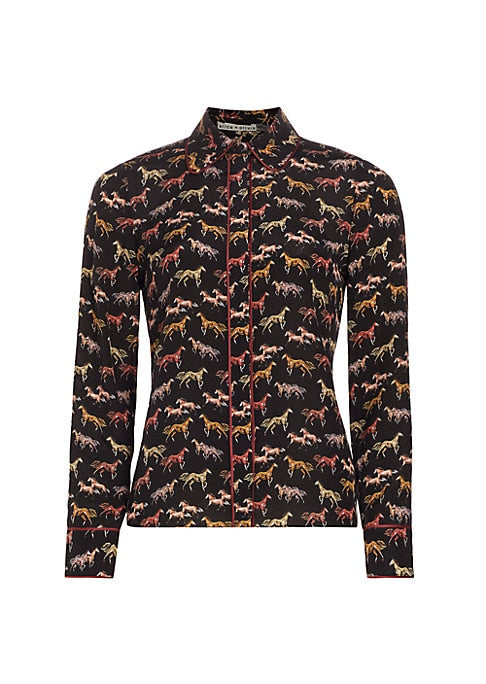 Chic Equine Silk Top