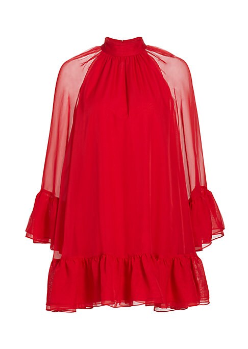 Chic Chiffon Ruffle Dress
