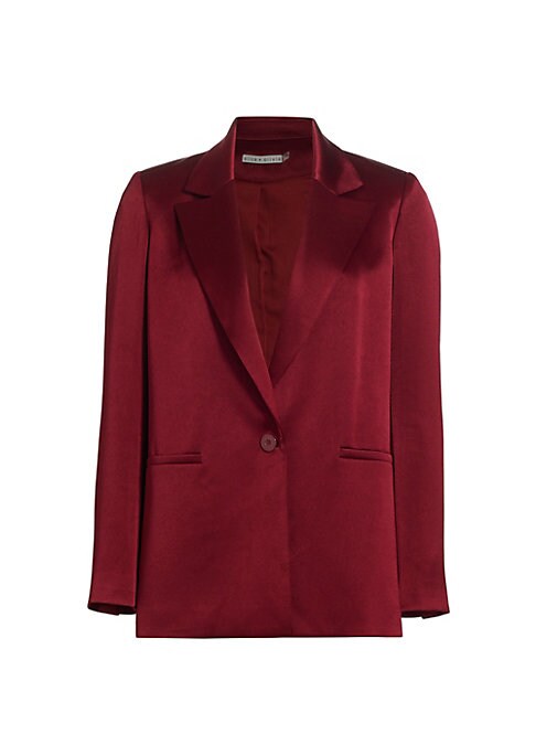 Satin Elegance Blazer