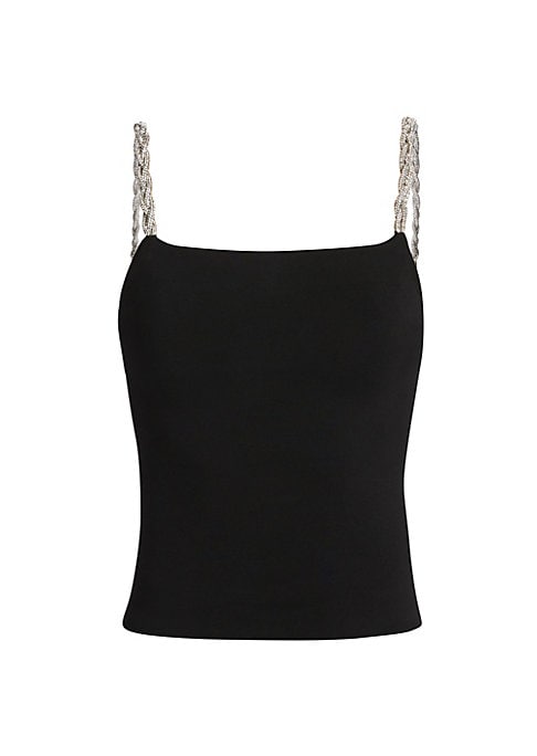 Rhinestone Straps Tank Top