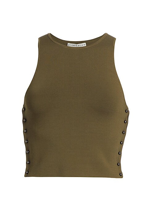 Chic Buttoned Crop Top
