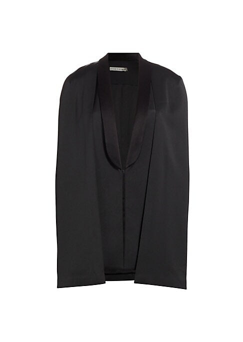 Satin Cape Elegance