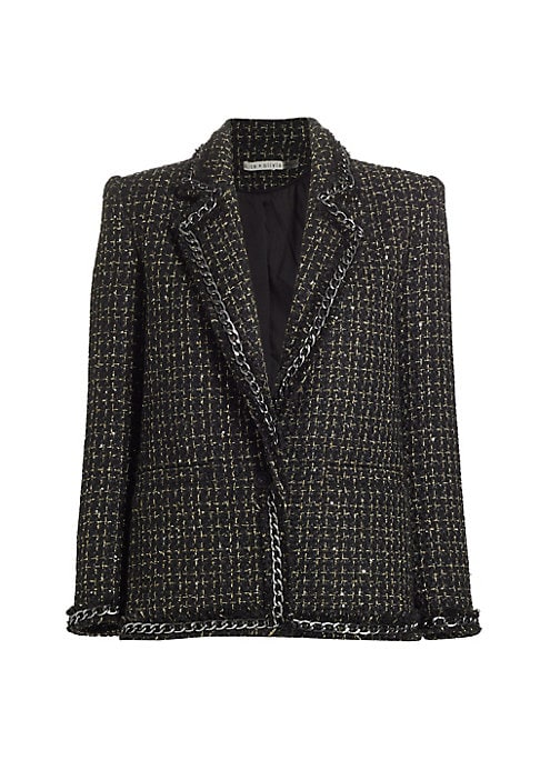 Chic Chain-Link Blazer
