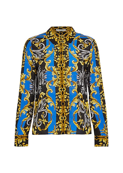 Silk Elegance Button-Up